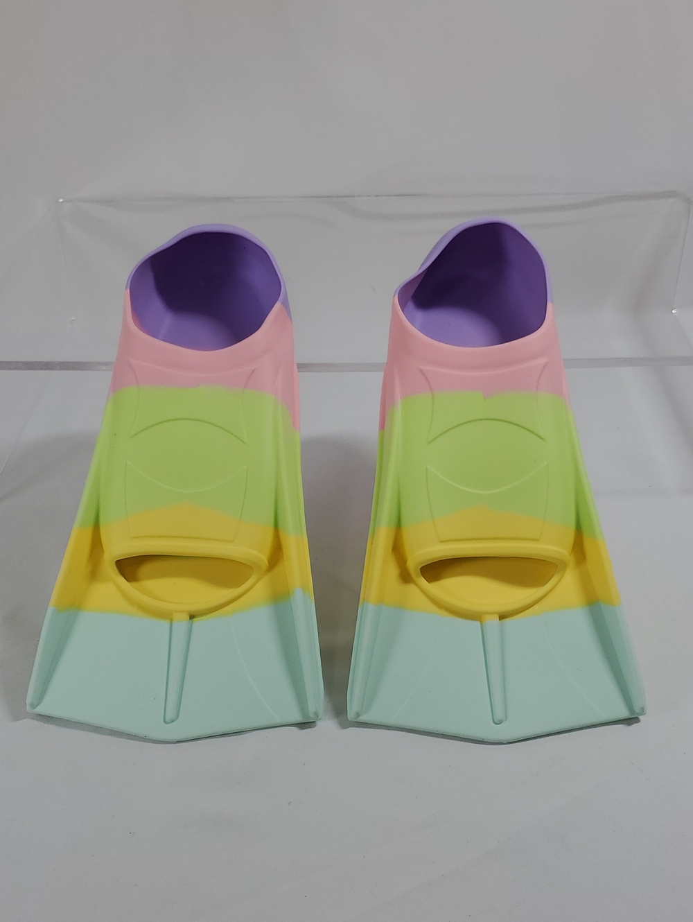 Kids Swim Fins Youth Short Blade Swimming Training Flippers